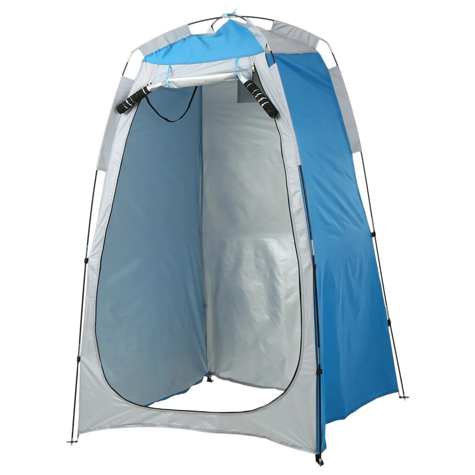 Traditional Tienda de campaña portátil para exteriores con privacidad ducha inodoro y vestuario con ventana. High-Grade
