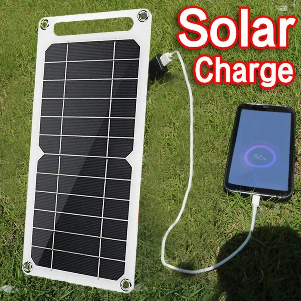 Luxury Cargador USB con panel solar impermeable de 10 W cargador solar portátil para exteriores para teléfono móvil banco de energía camping y senderismo. Outstanding