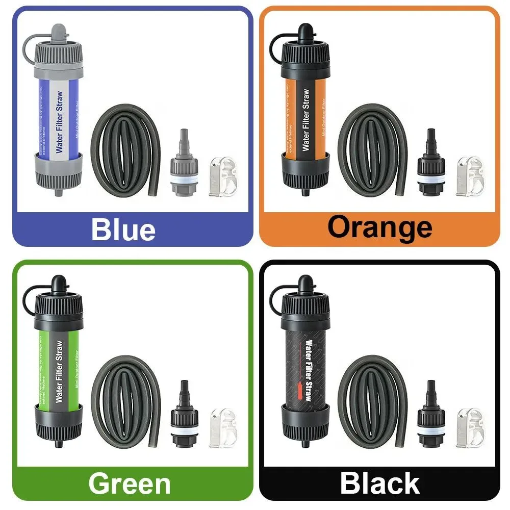 Trusted Filtro de agua compacto para acampar al aire libre purificador de agua portátil equipo de supervivencia para aventuras mochilerismo y preparación para emergencias. Modern