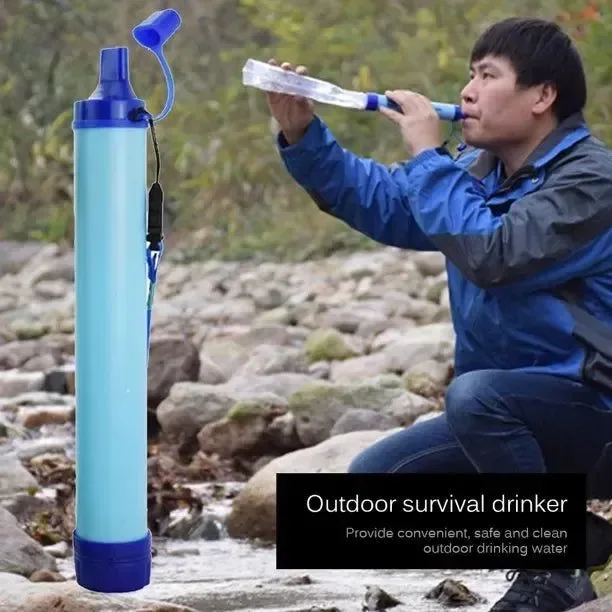 Secure Purificador de agua portátil para exteriores i para acampar senderismo emergencias y supervivencia. Eco-Friendly