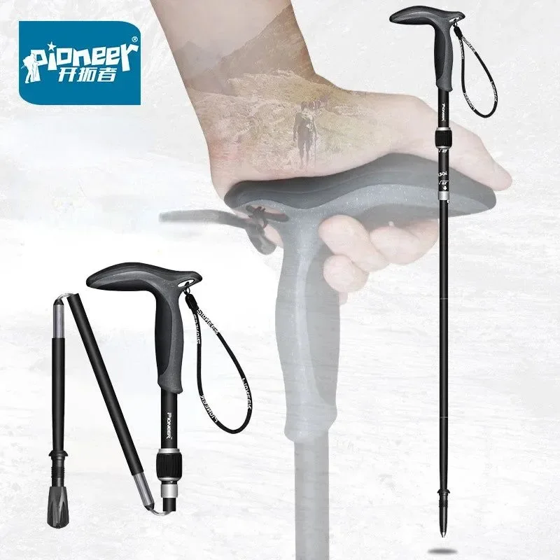 Minimalist Bastones de senderismo de fibra de carbono Pioneer User-Friendly