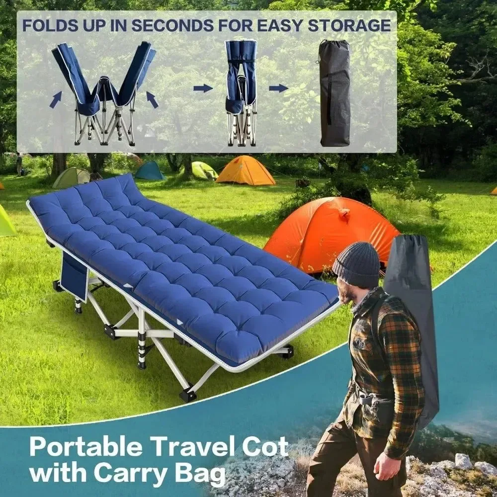 Elite Cama plegable para acampar catre portátil para dormir hacer senderismo y viajar Acerca de este artículo Carefully Designed