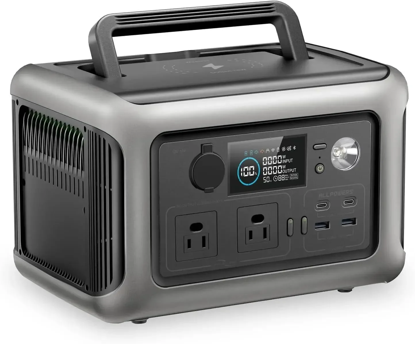 Dependable Estación de energía portátil R600 con batería LiFePO4 función UPS y generador solar MPPT Acerca de este artículo Sophisticated