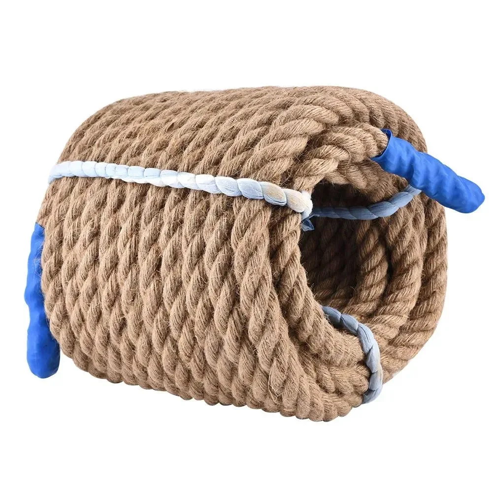 Reliable Cuerda de yute natural de 20 mm x 20 m cuerda resistente para escalada en roca y tira y afloja al aire libre Original Design