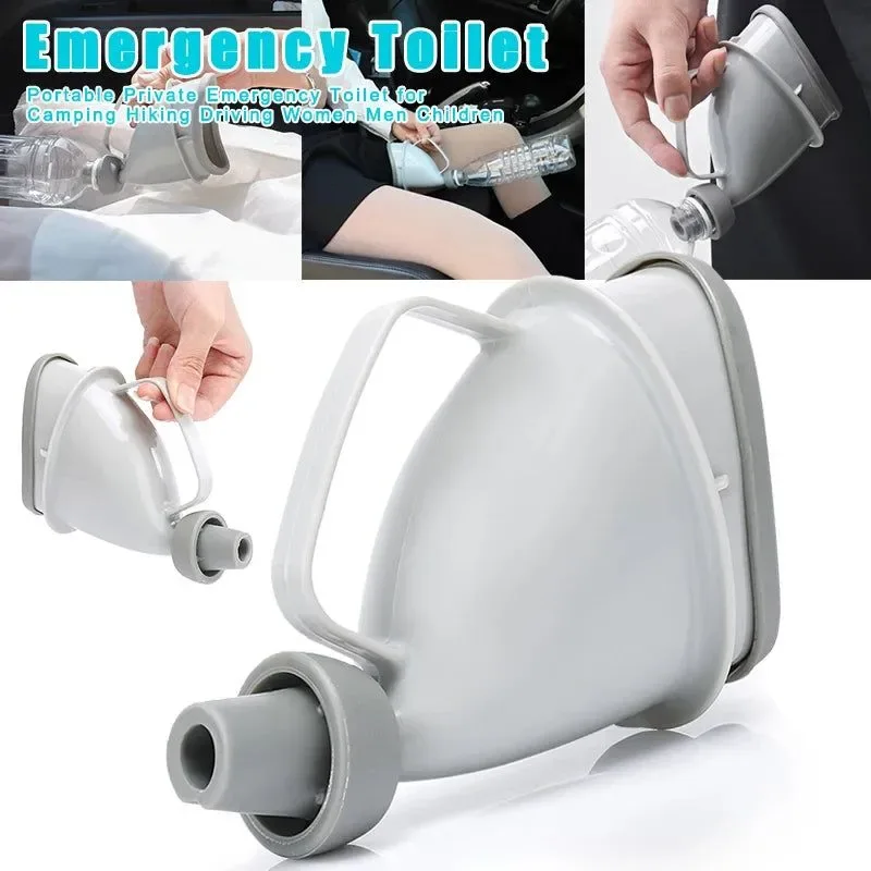 Selected Portable Emergency Toilet – Compact Unisex Travel Urinal for Camping Hiking Driving Outdoor Adventures Fine Crafted