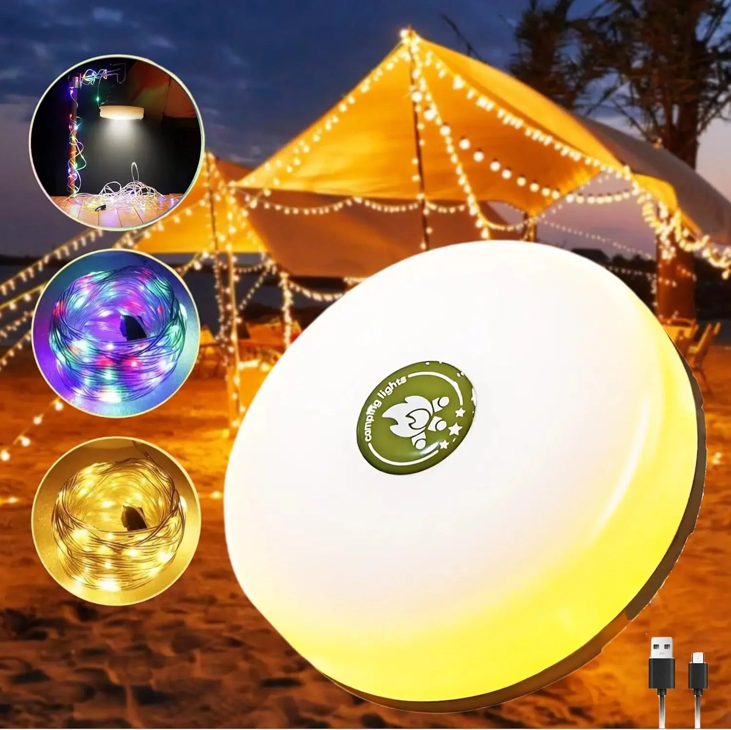 Traditional Rechargeable 32.8FT Camping String Lights with Portable LED Lantern – 2-in-1 Tent Lights with 5 Lighting Modes Why These Camping String Lights Are for Outdoor UseKey Features of Rechargeable Camping String Lights for Multiple UsesProduct SpecificationsBenefits of Using Rechargeable Camping LightsFrequently Asked Questions FAQs Final Thoughts Specialty