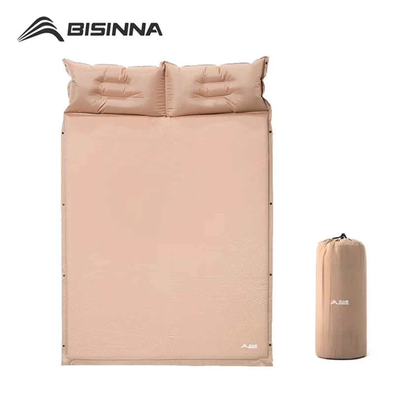 Expertly Made Self-Inflating Camping Mattress – Ultralight Splicable Sleeping Pad for Hiking Travel Outdoor Use Clean