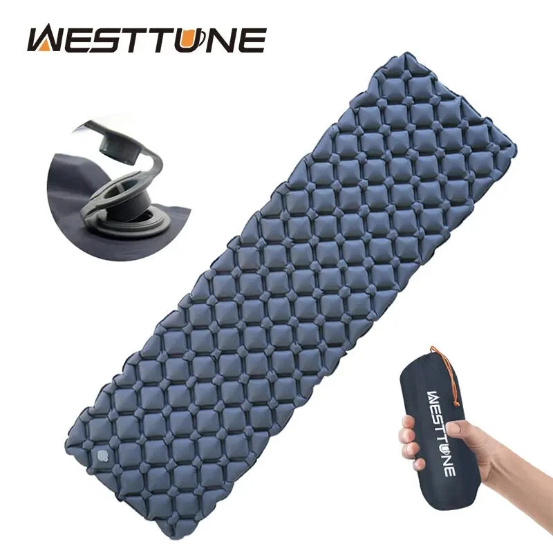 Minimalist Ultralight Inflatable Camping Sleeping Pad – Portable TPU Nylon Air Mattress for Hiking Travel Selected