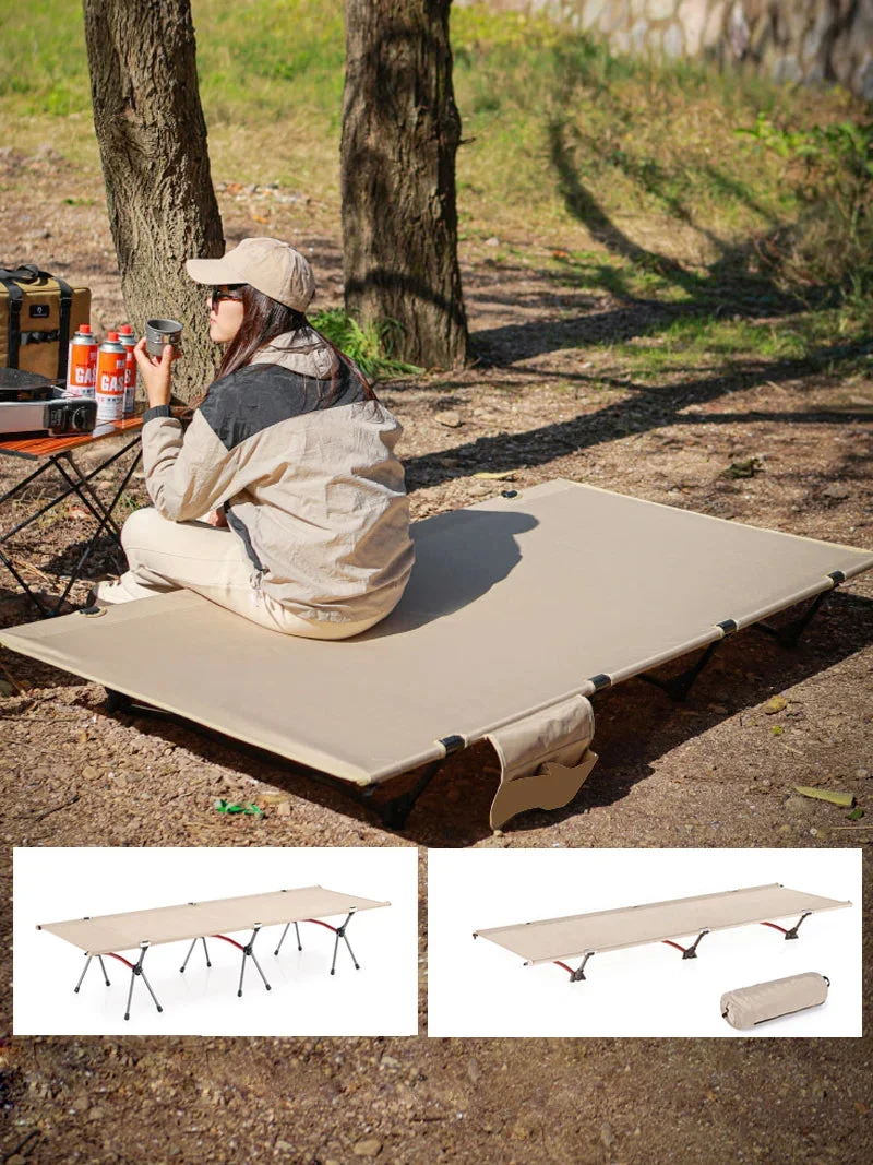 Carefully Designed Lohascamping 90cm widen Camping cot Ultralight Portable High-low dual-purpose folding Bed Backpacking Travel hiking Sleeping Cot SPECIFICATIONS Secure