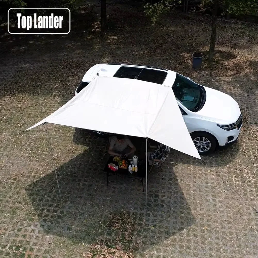 Sophisticated Manta Ray Car Side Awning – Black Coating Waterproof Tarp with Suction Cup Anchor Manta Ray Car Side Awning – Black Coating Waterproof Tarp with Suction Cup Anchor Expertly Made