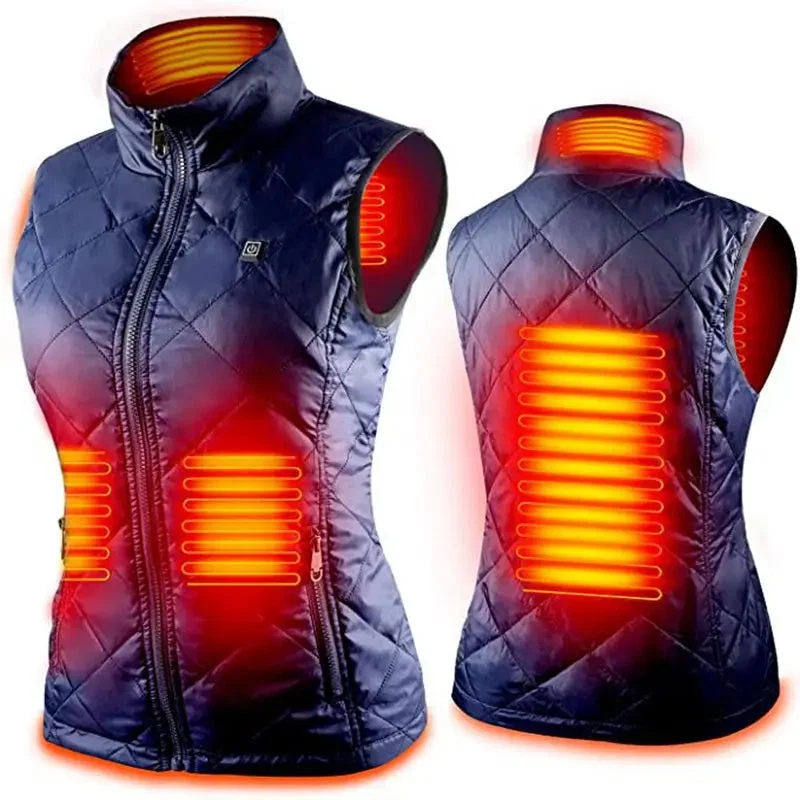 Unique Women’s USB Infrared Electric Heating Vest – Cotton Thermal Winter Jacket S–XXL Women’s USB Infrared Electric Heating Vest – Cotton Thermal Winter Warm Jacket S–XXL Premium Material