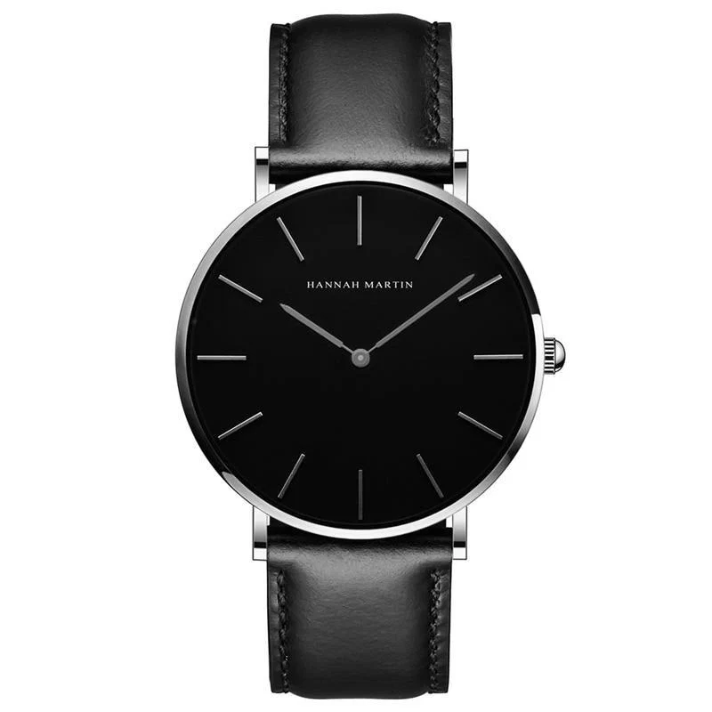 Unique Albert Nero Classic Men Watch With Leather Strap Official