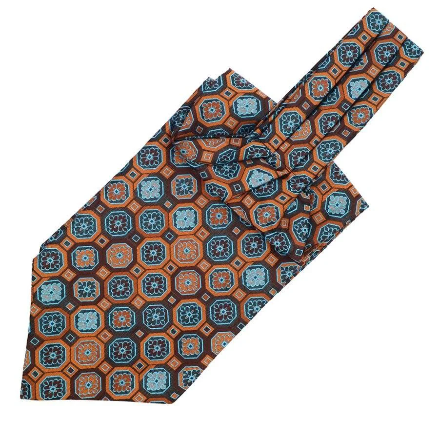 Official Geometric Boho Ascot Tie Sophisticated