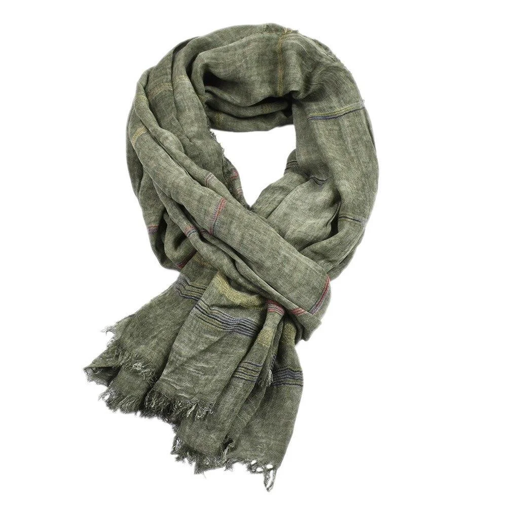 Easy-to-Use Finn Solid Linen Scarf Natural