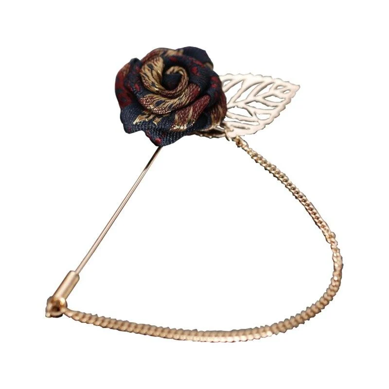 Minimalist Desert Rose Satin Lapel Pin Carefully Designed