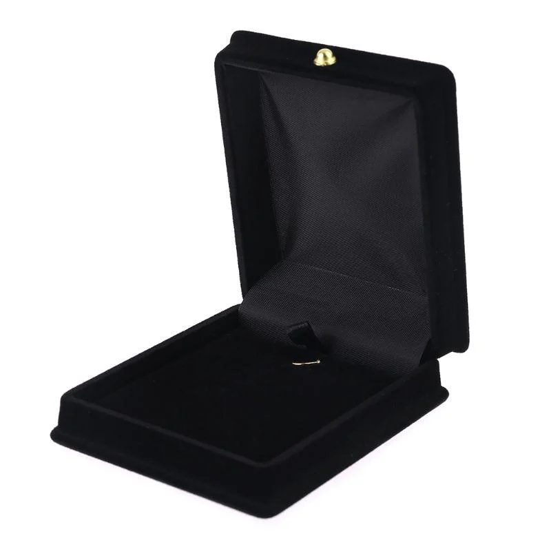 Green Velvet Jewelry Box Lightweight