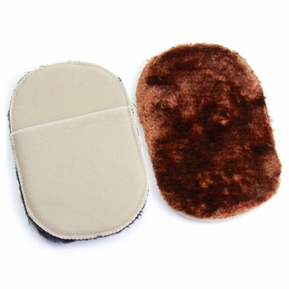 Breathable Soft Wool Shoe Polish Glove Fine Crafted