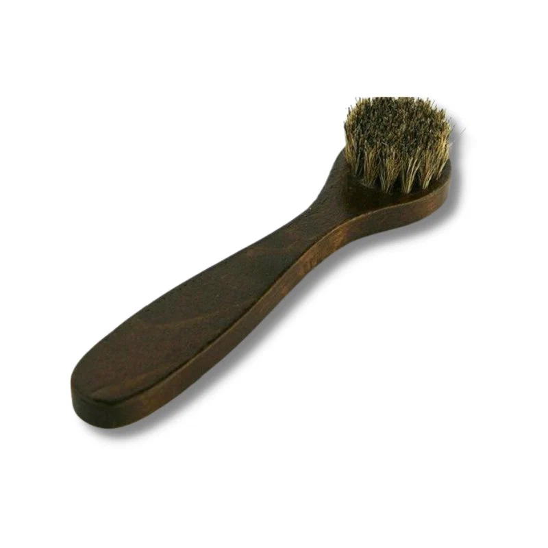 Next-Generation Alessio Wooden Handle Horse Hair Shoe Brush Lightweight