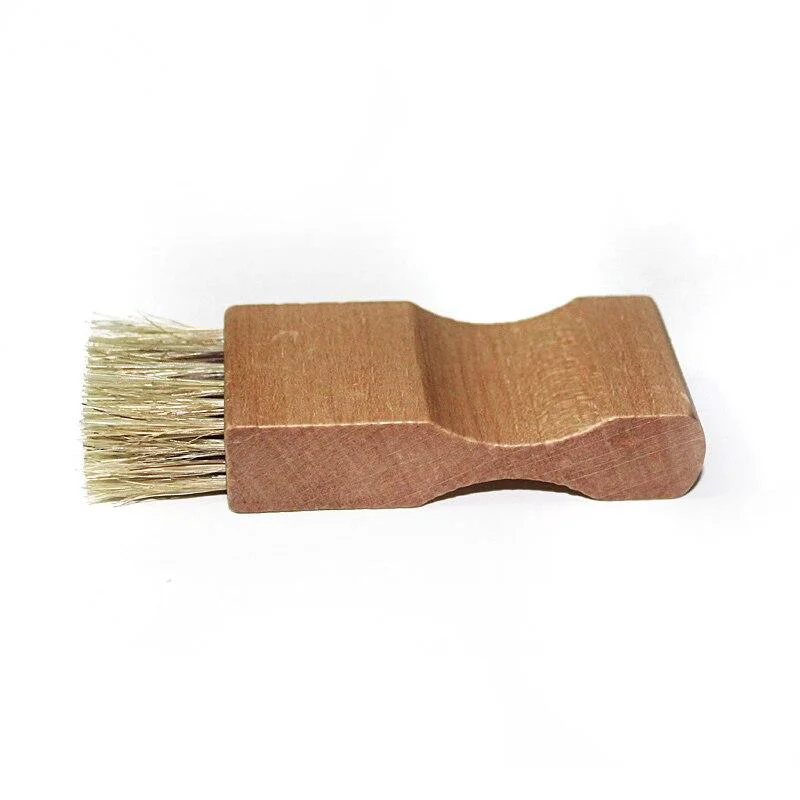 Certified Benito Portable Beech Wood Pig Bristle Shoe Brush Eco-Friendly