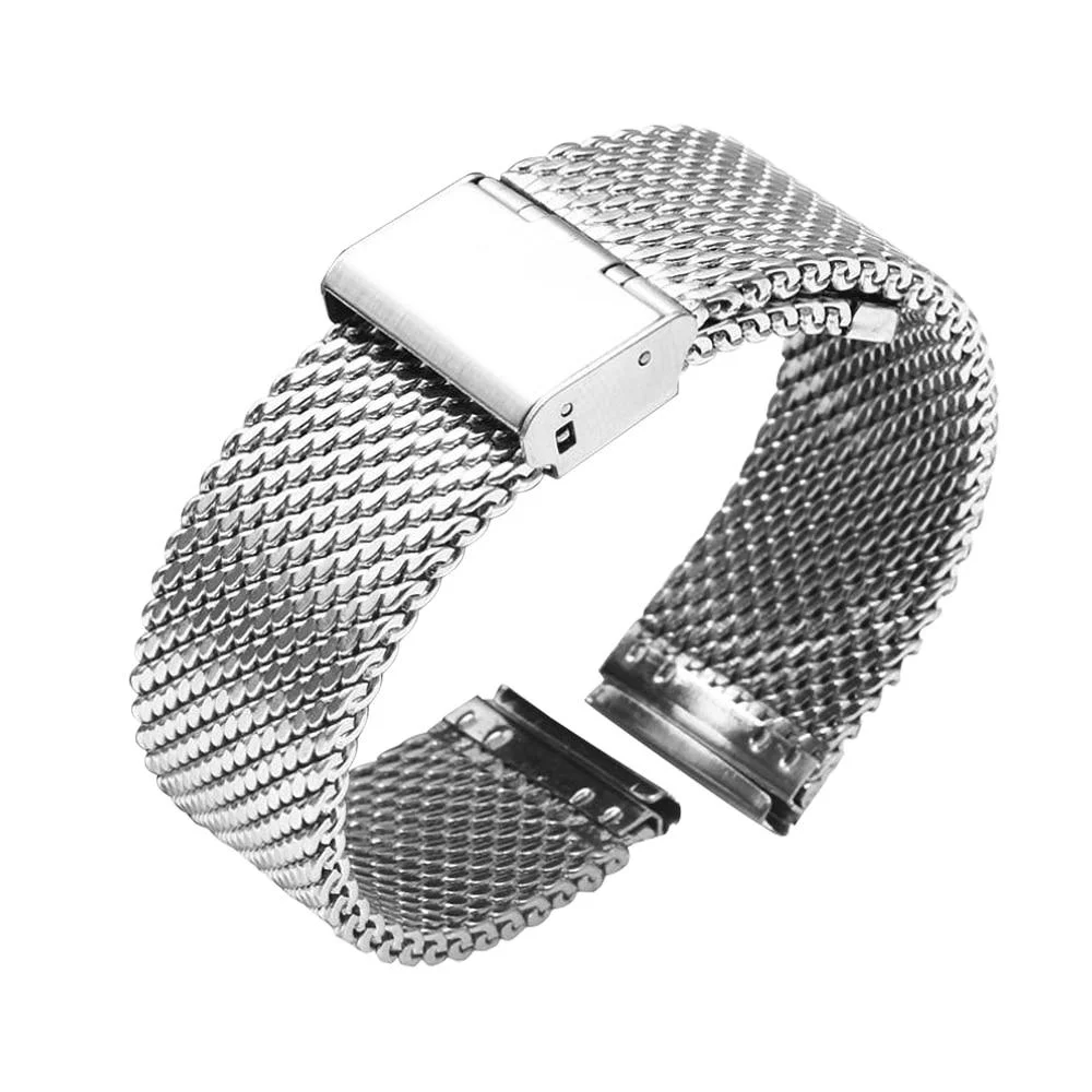 Fashionable Claudio Stainless Steel Milanese Mesh Watch Strap Sophisticated