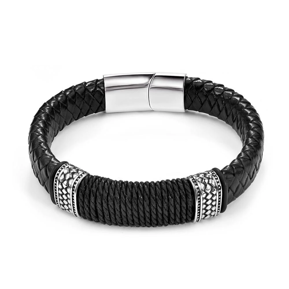 Trusted Jasper Nordic Leather Bracelet Natural