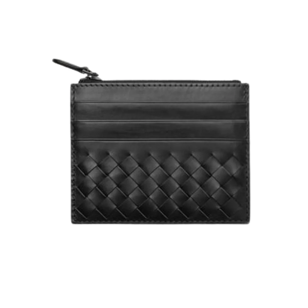 Organic Antonio Sheepskin Leather Zipped Card Holder RFID Innovative