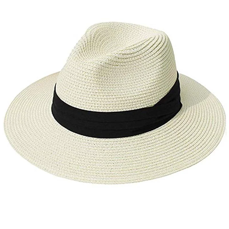 Flexible Domenico Paja clásica Panama Sombrero Exclusive