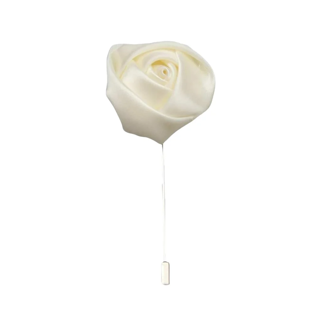 Sustainable Alfiler de solapa Rosa de seda Official