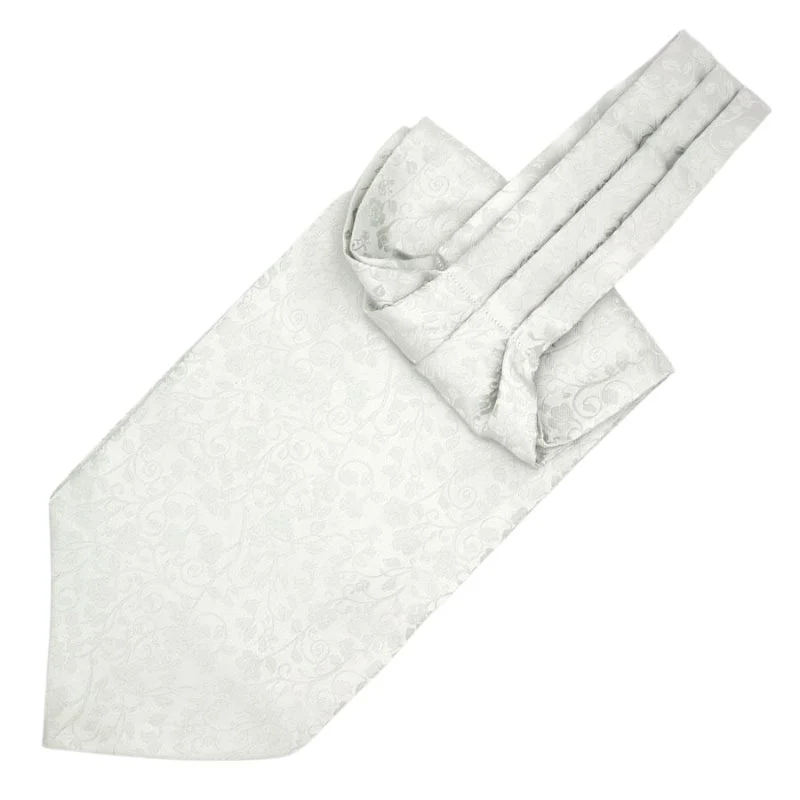 Premium Material Boda Jacquard Boho Ascot Corbata Enhanced