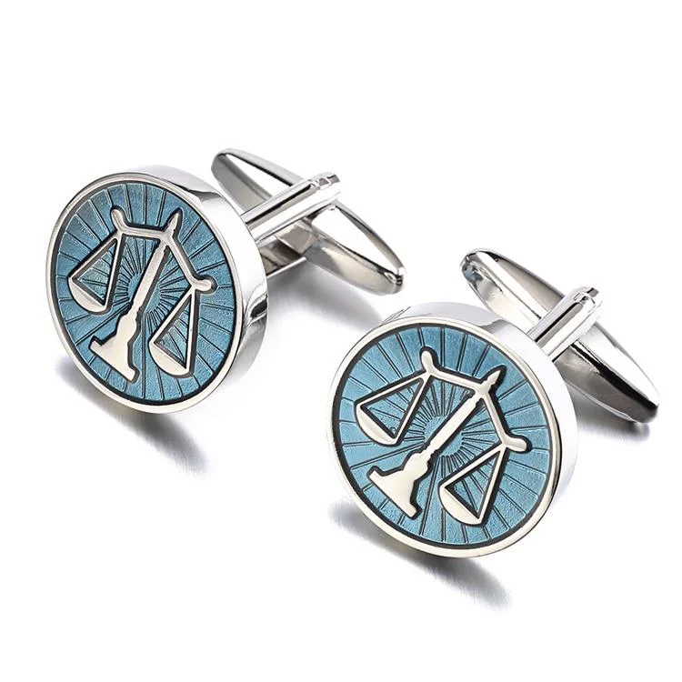 Stylish Gemelos Libra Law Azul Exceptional