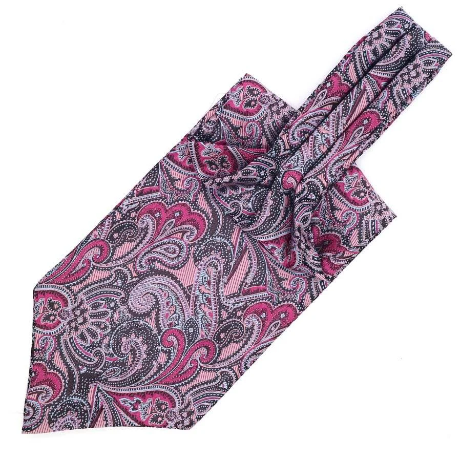 Superior Corbata Ascot Teardrop Paisley Grande Breathable