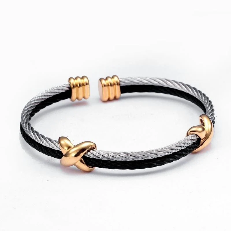Elegant Samuel Brazalete de acero inoxidable Optimized
