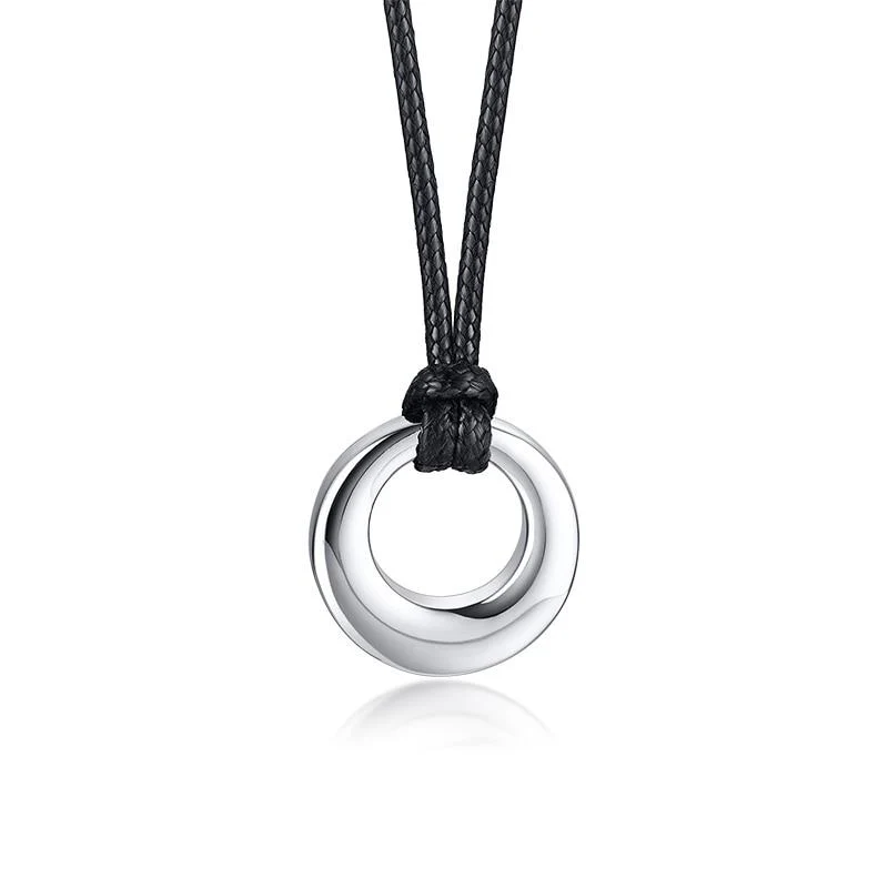 Outstanding Collar con colgante Minimal Circle Of Life Organic