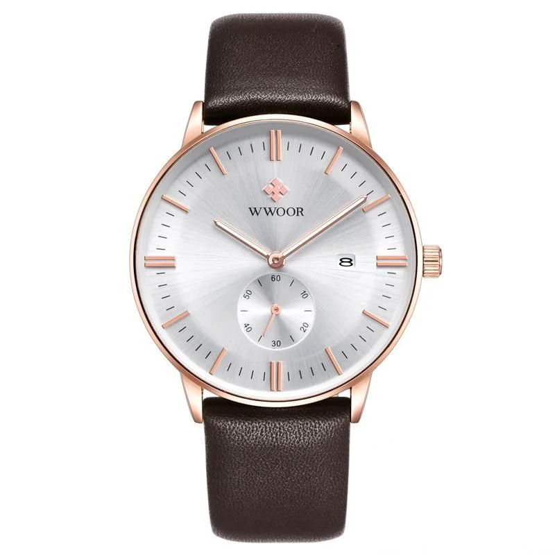 Premium Material Bruno Reloj clásico de negocios Healthy