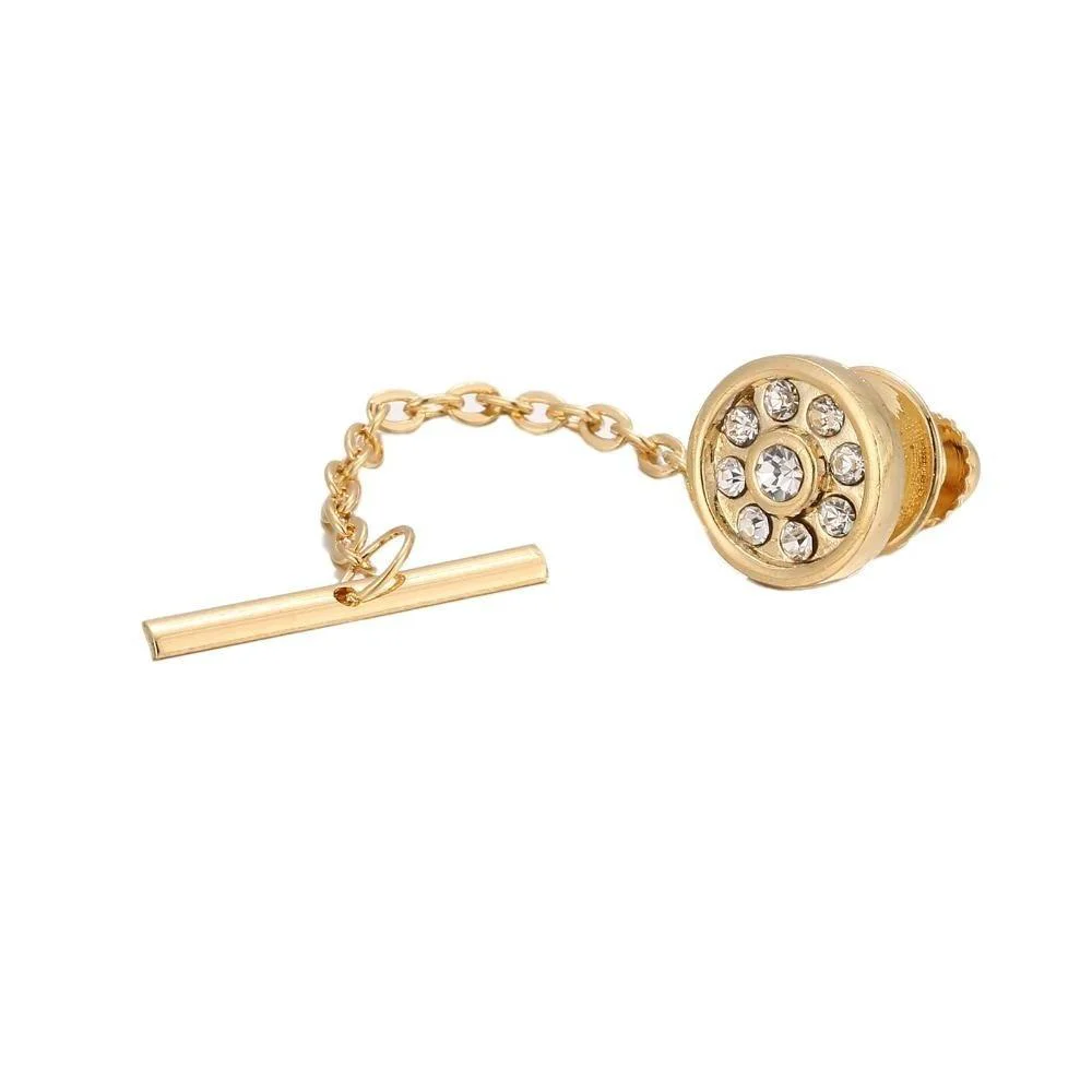 Organic Alfiler de corbata Reloj de cristal Healthy