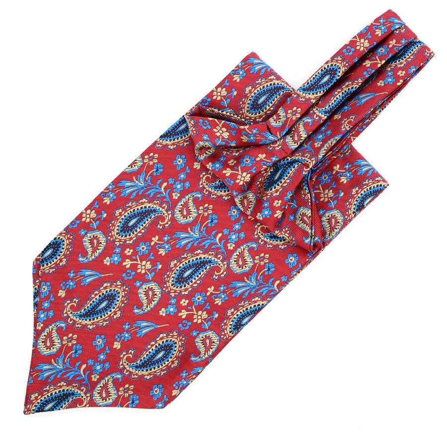 Authentic Corbata Ascot Teardrop Paisley Pequeña Innovative