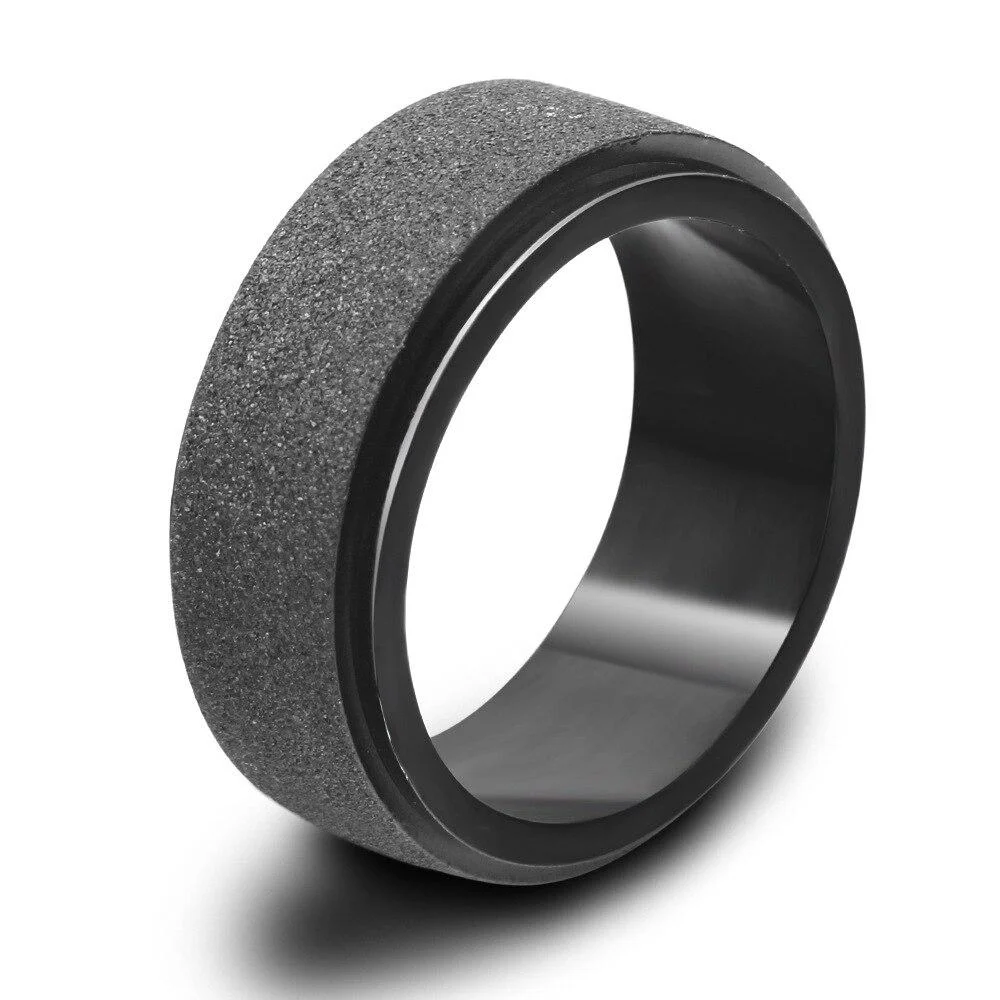 Advanced Anillo giratorio macizo de superficie rugosa Organic