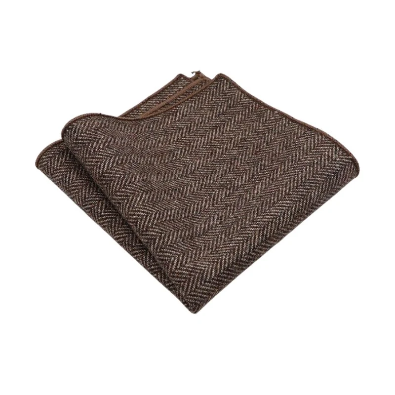 Consistent Herringbone Pañuelo de bolsillo de lana Official