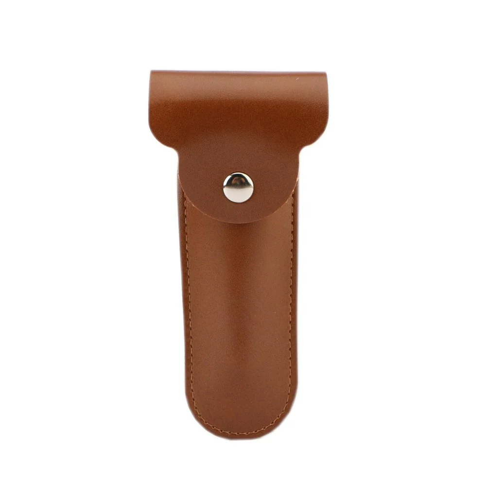 Reliable Funda de viaje de piel para maquinilla de afeitar First-Class