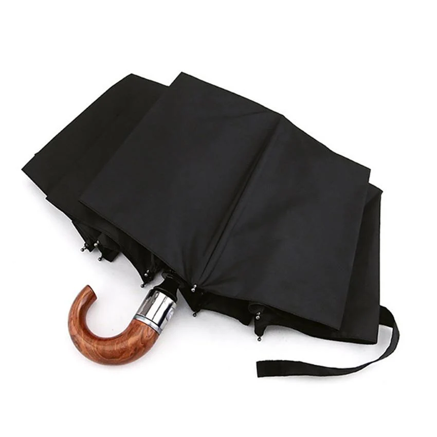 Convenient Fully Automatic Wooden Handle Business Umbrella Outstanding