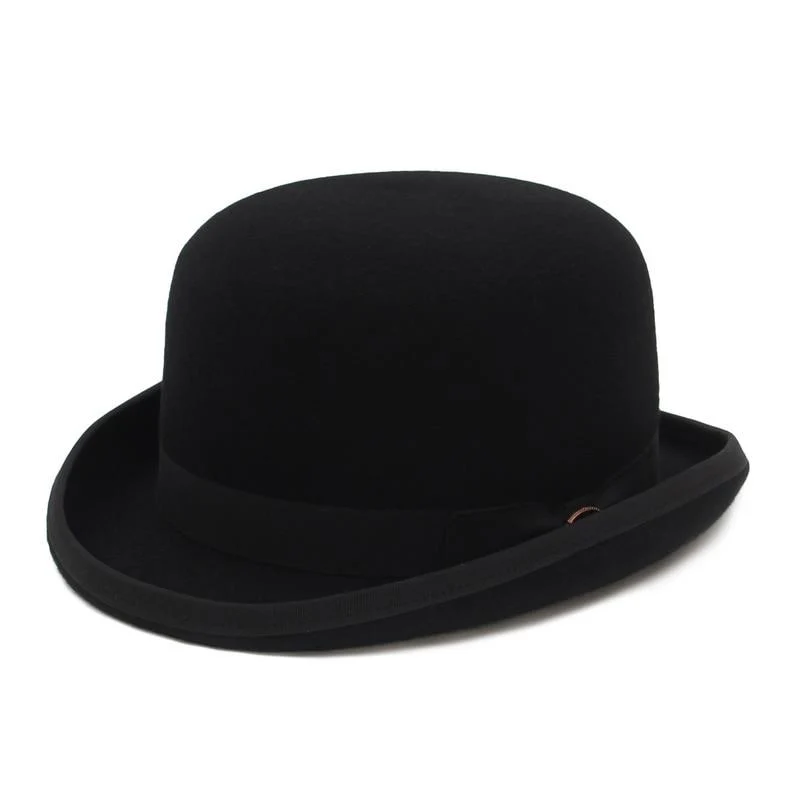 Authentic Wool Felt Bowler Hat Classic