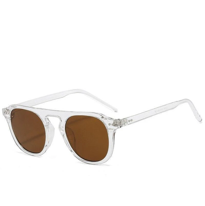 Lightweight Diretorre Morino Transparent Sunglasses Minimalist