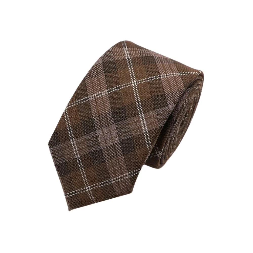 Environmentally Friendly Tartan Cotton Tie Fine Crafted