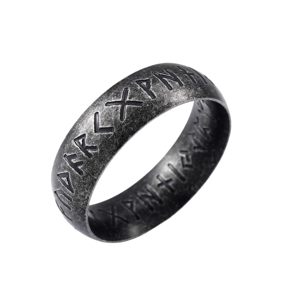 Eco-Friendly Olaf Viking Rune Ring Casual