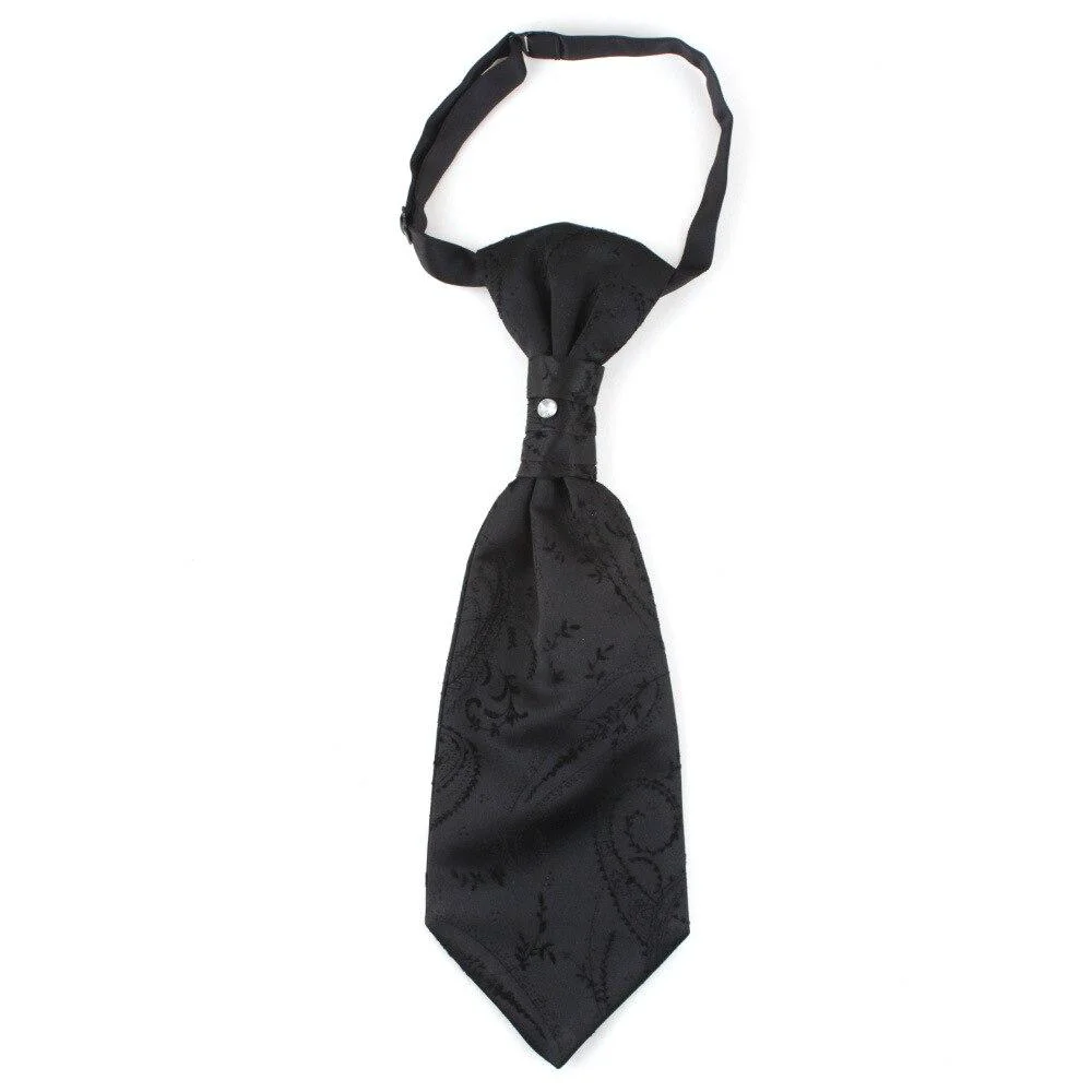 Premium Jacquard Wedding Ascot Tie Pre-Tied Contemporary