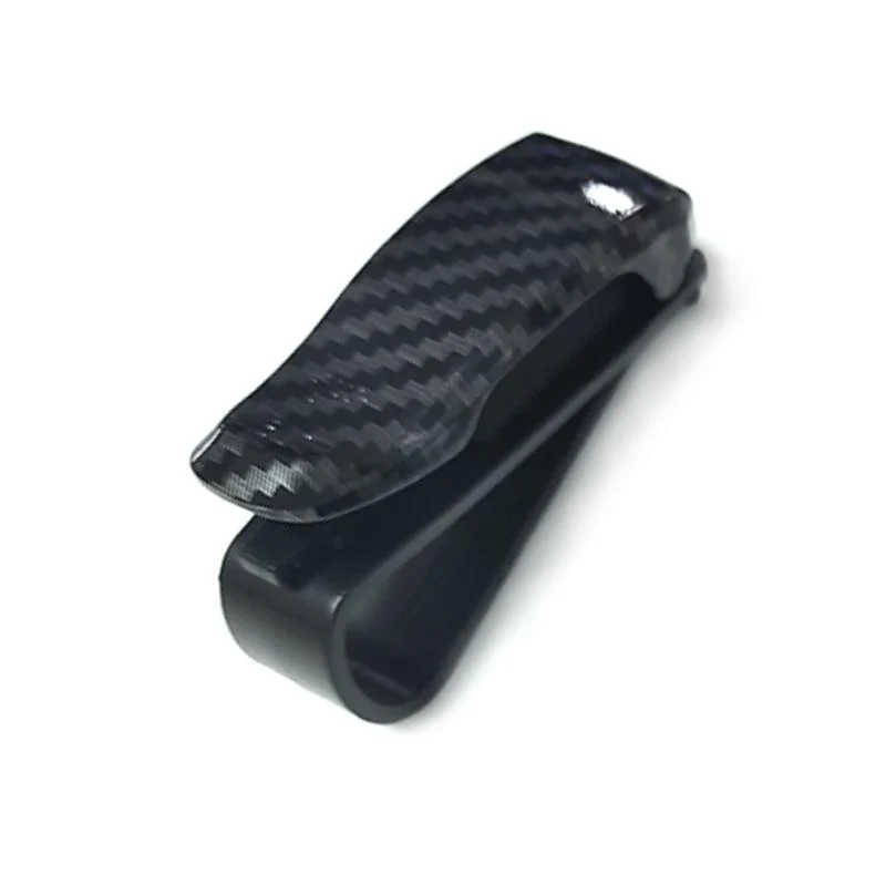 Durable Sunglass Carbon Car Clip Holder User-Friendly