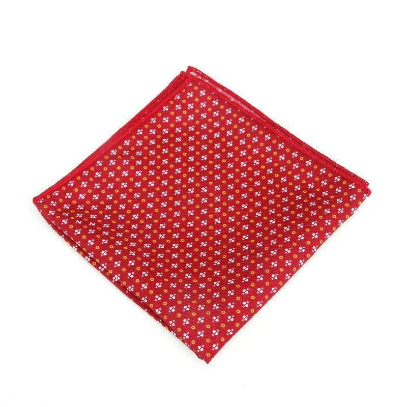 Eco-Friendly Alessandro Geometric Cotton Handkerchief First-Class