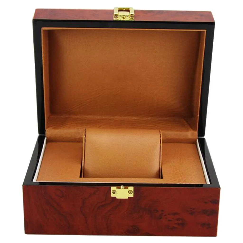 Relaxed Franco Wooden Single Slot Watch Box Modern