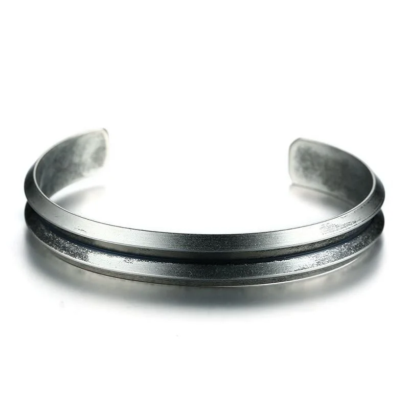 Original Design Nicklas Stainless Steel Cuff Bracelet Environmentally Friendly