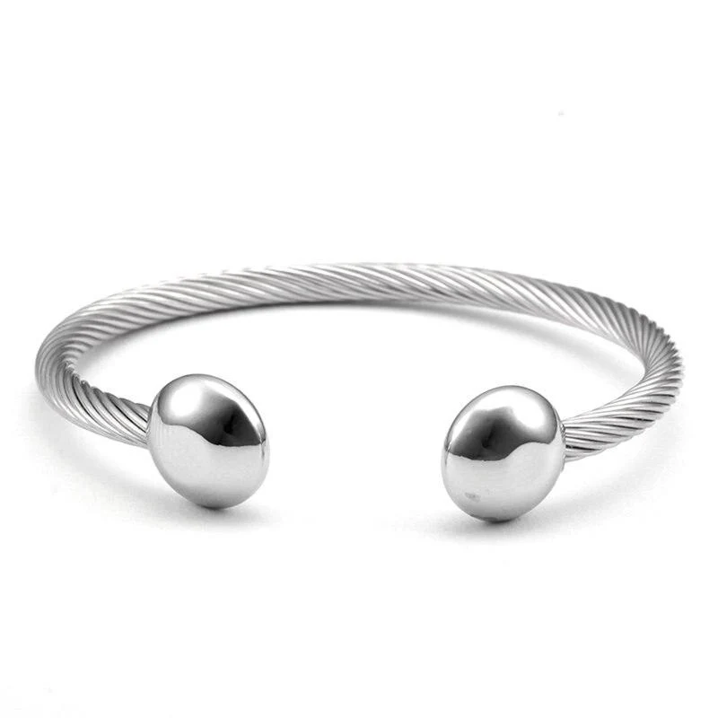 Effective Thomas Stainless Steel Cuff Bracelet Classic